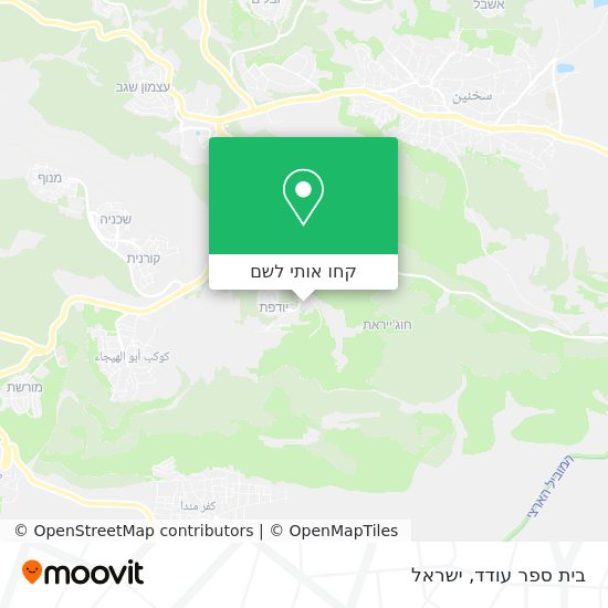 מפת בית ספר עודד