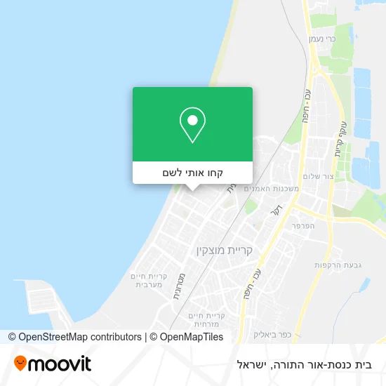מפת בית כנסת-אור התורה