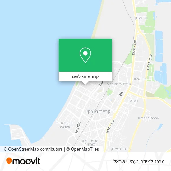 מפת מרכז למידה נעמי