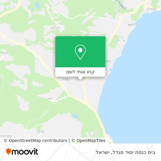 מפת בית כנסת יסוד מגדל