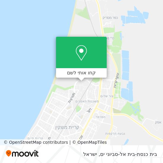 מפת בית כנסת-בית אל-סביוני ים