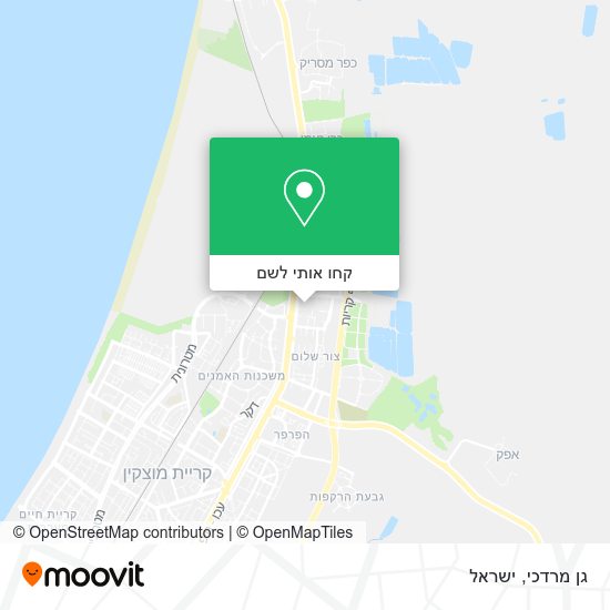 מפת גן מרדכי