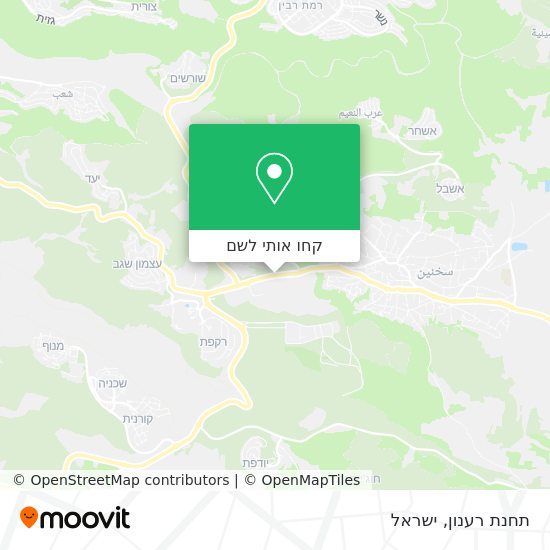 מפת תחנת רענון