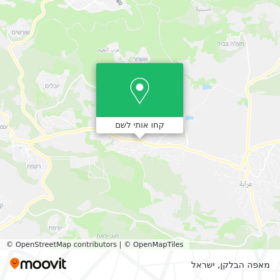 מפת מאפה הבלקן