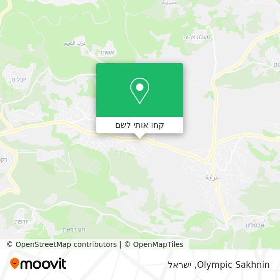 מפת Olympic Sakhnin