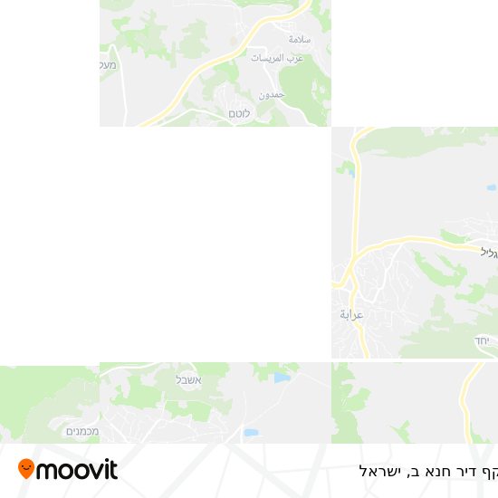 מפת עוקף דיר חנא ב