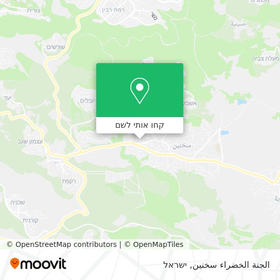 מפת الجنة الخضراء سخنين