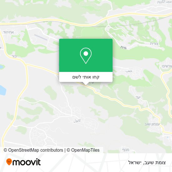 מפת צומת שעב