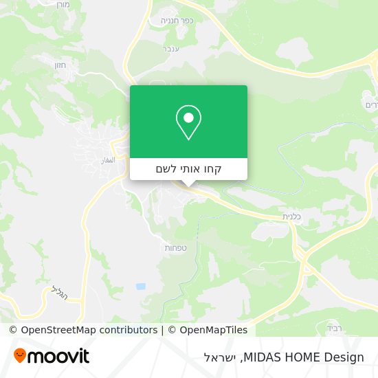 מפת MIDAS HOME Design