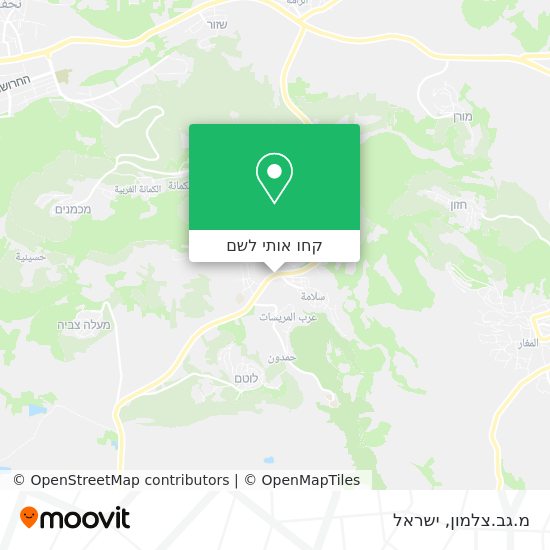 מפת מ.גב.צלמון