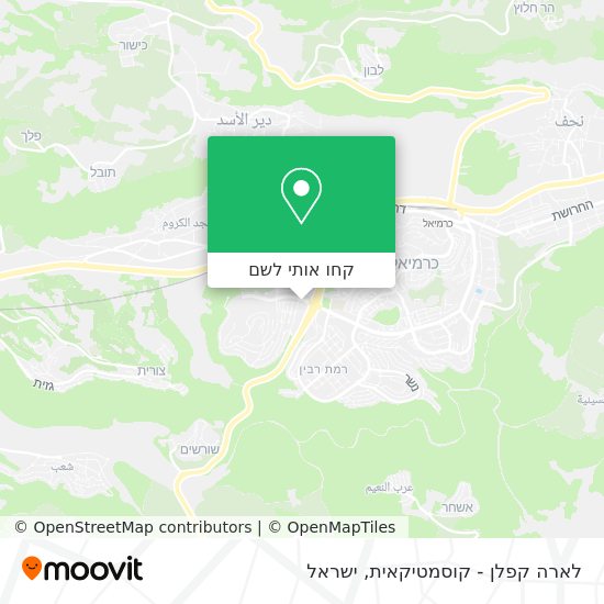 מפת לארה קפלן - קוסמטיקאית