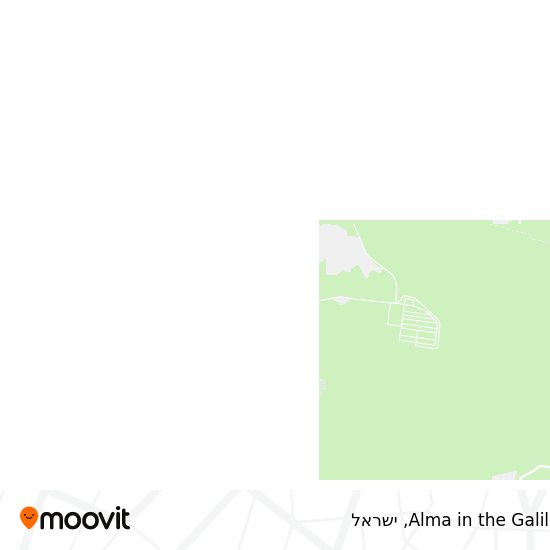 מפת Alma in the Galilee