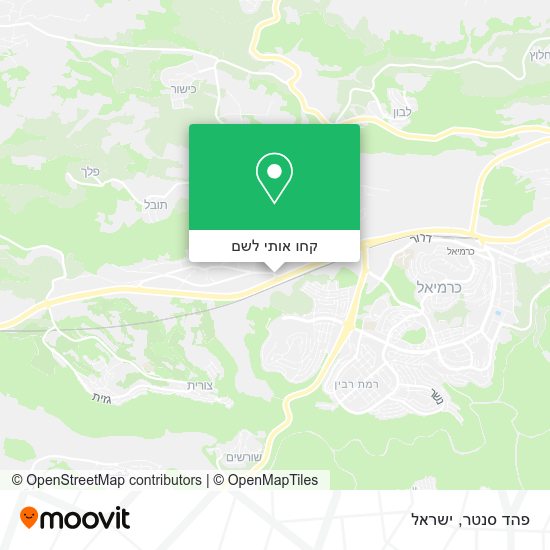 מפת פהד סנטר