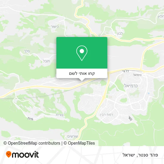 מפת פהד סנטר