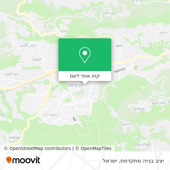 מפת יציב בנייה מתקדמת