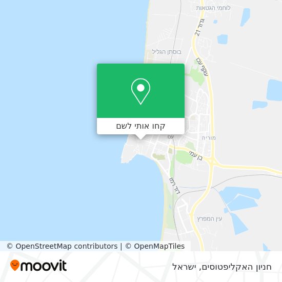 מפת חניון האקליפטוסים