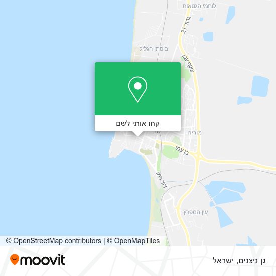 מפת גן ניצנים