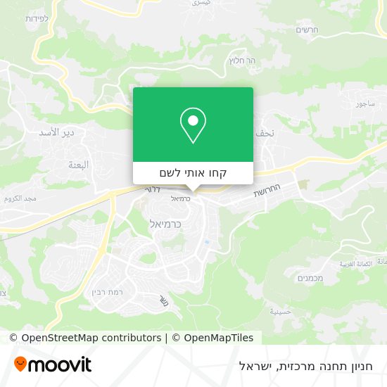 מפת חניון תחנה מרכזית