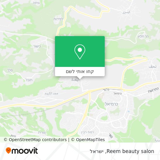 מפת Reem beauty salon