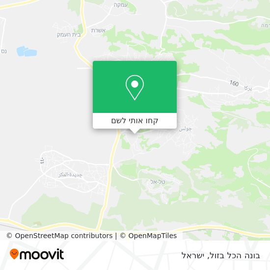 מפת בונה הכל בזול