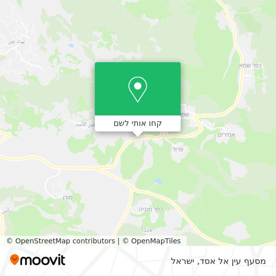מפת מסעף עין אל אסד