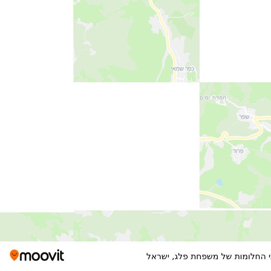 מפת בתי החלומות של משפחת פלג