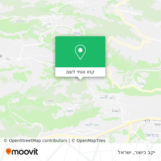 מפת יקב כישור