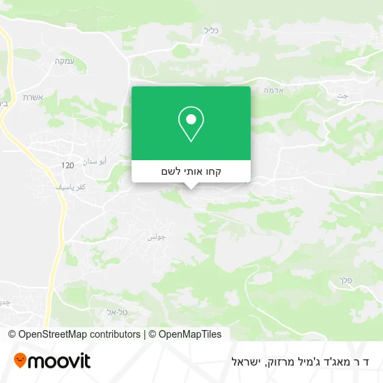 מפת ד ר מאג'ד ג'מיל מרזוק