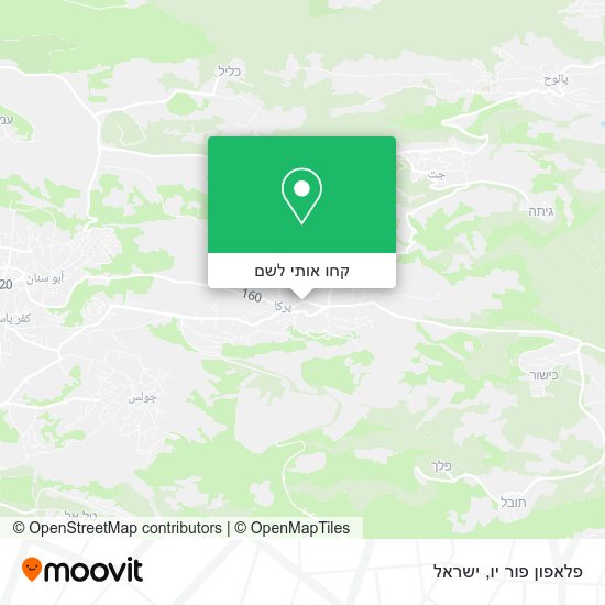 מפת פלאפון פור יו