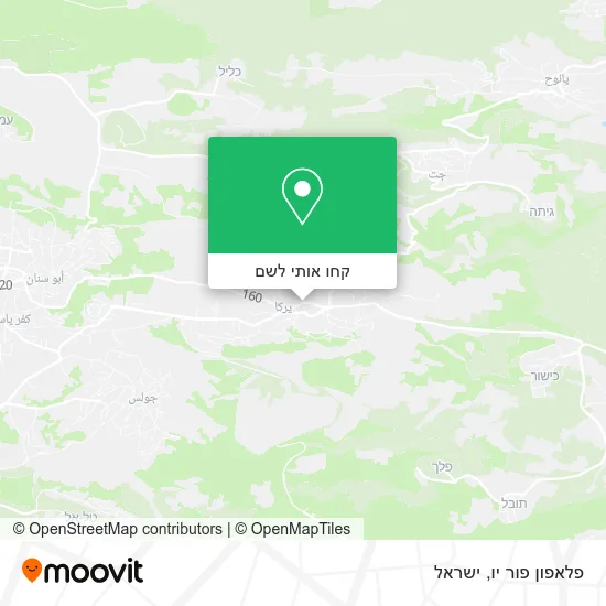 מפת פלאפון פור יו