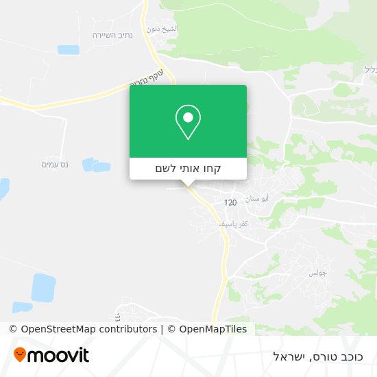 מפת כוכב טורס