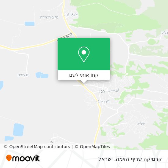 מפת קרמיקה שריף הזימה