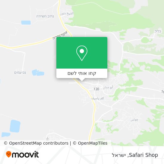 מפת Safari Shop
