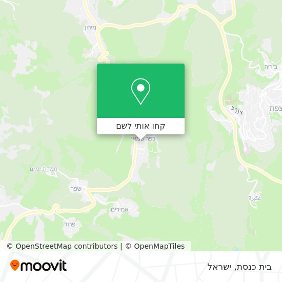 מפת בית כנסת