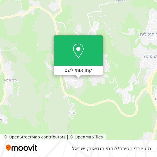 מפת מ ג יורדי הסירה/לוחמי הגטאות