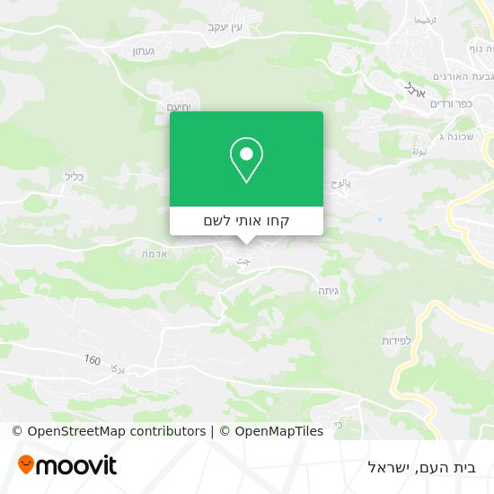 מפת בית העם