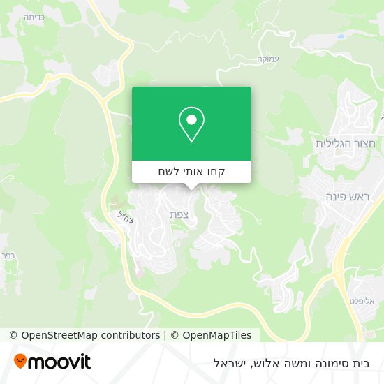 מפת בית סימונה ומשה אלוש