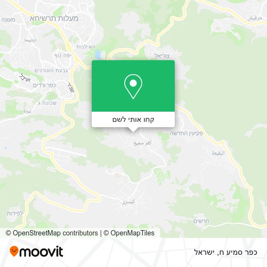 מפת כפר סמיע ח