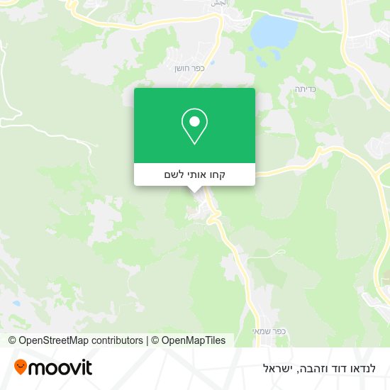 מפת לנדאו דוד וזהבה
