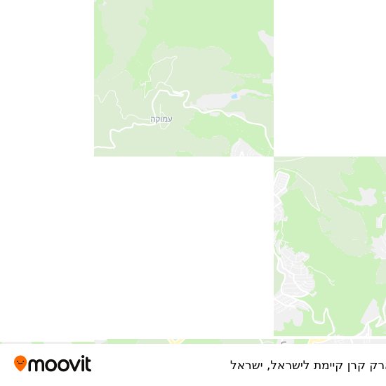 מפת פארק קרן קיימת לישראל