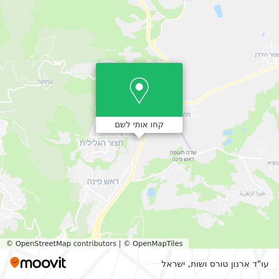 מפת עו"ד ארנון טורס ושות