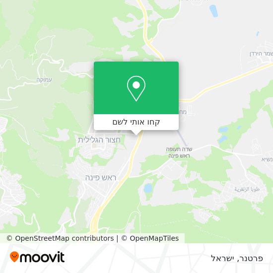 מפת פרטנר