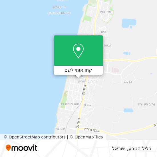 מפת כליל הטבע