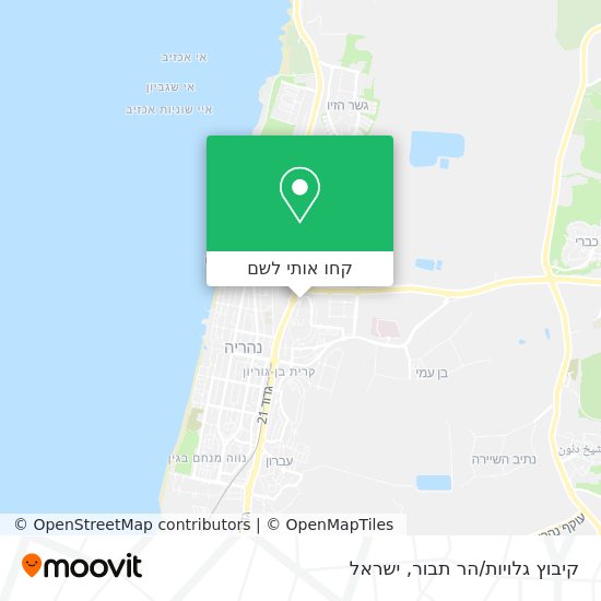 מפת קיבוץ גלויות/הר תבור