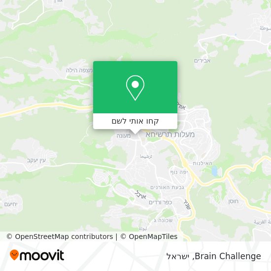 מפת Brain Challenge