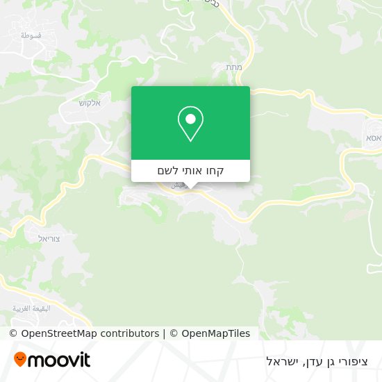 מפת ציפורי גן עדן