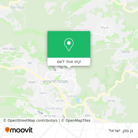 מפת גן גפן