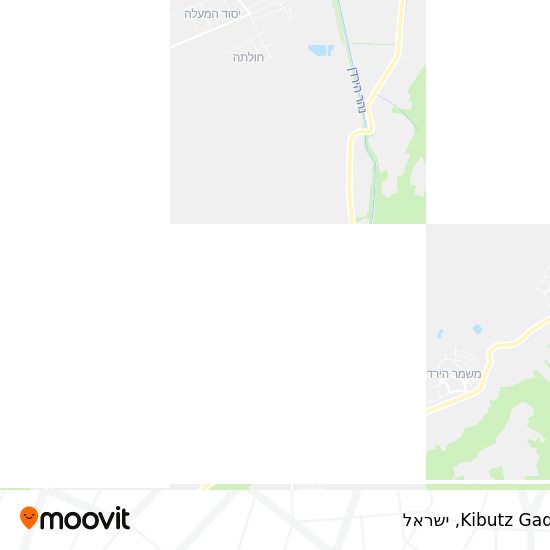 מפת Kibutz Gadot