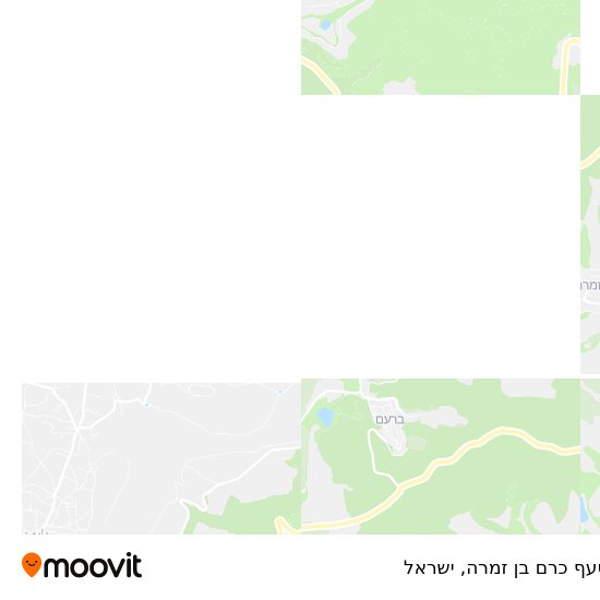 מפת מסעף כרם בן זמרה