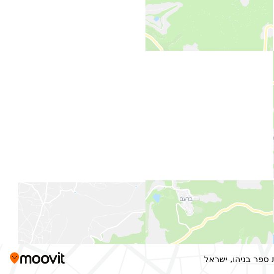 מפת בית ספר בניהו